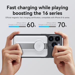 사용자 정의 15W 휴대용 미니 10000mah 고속 충전 마그네틱 무선 발전소 더블 USB 및 전원 은행 - Product Image 4