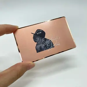 Cartão luxuoso personalizado impressão cartão metal brilhante efeito cartão luxo ouro carimbar cartões