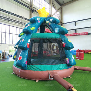 WINSUN Château gonflable commercial d'extérieur pour enfants, trampoline arbre de Noël en PVC, certifié CE, sans plomb, ignifuge, facile à monter - Product Image 6