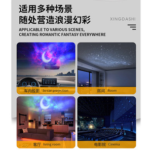 Nouvelle Lampe de Projection LED HD Ciel Étoilé Transfrontalière, Projecteur d'Étoiles Intelligent pour Haut-parleur, Veilleuse de Luxe - Product Image 2