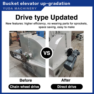 Yuda vận chuyển thẳng đứng băng tải nâng vành đai xô thang máy thiết bị vận chuyển để chế biến ngũ cốc và xay xát gạo - Product Image 4