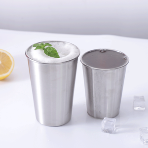 Fournisseur Alibaba taza de cerveza vaso de acero inoxidable 304 al por mayor 500ml vaso de chupito de cerveza conveniente taza de bebida fría - Product Image 1