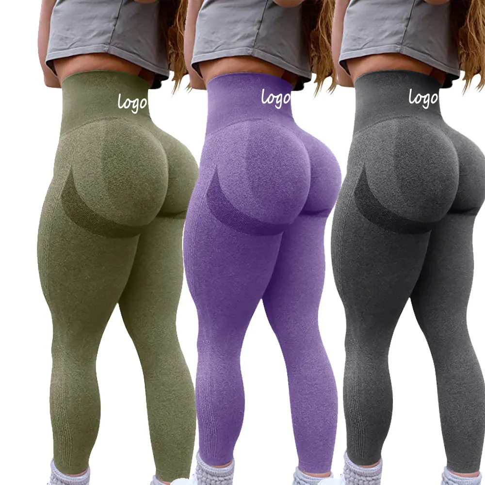 Wholesale High Waisted Sports Workout Yoga Pants Leggings For Gym Fitness Running Leggings