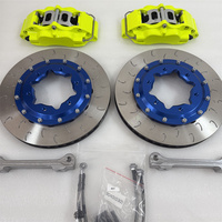 Jekit Fluorescent Yellow 5200 Caliper 330*28mm Disc Blue Center untuk Nissan Patrol Gr Y61 Tahun 2005