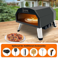 Four à gaz Pizza Mini fours portables 12 extérieur Propane Acier inoxydable Four à pizza napolitain à vendre