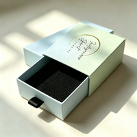 Boîte à tiroir vide pour emballage de parfum, coffret cadeau haut de gamme pour cosmétiques et bijoux, boîte coulissante avec gaufrage et impression UV, pack cadeau