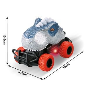 Voiture dinosaure télécommandée jouet voiture télécommandée drôle voiture télécommandée mélangée à la lumière mini dino voiture radio jouets - Product Image 2
