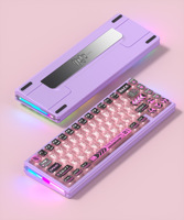 Clavier de jeu mécanique en aluminium CNC personnalisé Aflion avec RGB sans fil pour interface USB Type-C à trois modes