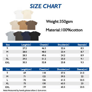 Heavyweight Boxy Style Men'<b>s</b> T-Shirt Luxury Custom, 100% Knitted Heavy Cotton - Product Image 4