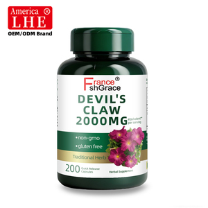 Suplemento Herbal de Alta Calidad de Garra de Diablo, 2000 mg, 200 Cápsulas, Apoya la Salud Inmunológica para Adultos - Product Image 1