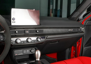 2023 tipo <span class=keywords><strong>R</strong></span> FL5 fibra de carbono seca consola tablero Panel embellecedor cubierta decorativa para <span class=keywords><strong>Honda</strong></span> <span class=keywords><strong>Civic</strong></span> tipo <span class=keywords><strong>R</strong></span> - Product Image 2