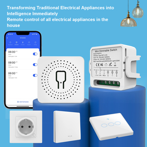 Sixwgh thông minh <span class=keywords><strong>Wifi</strong></span> Dimmer chuyển đổi 500W thời gian điều khiển bằng giọng nói Alexa/Google không có rewiring cần thiết cho LED/sợi đốt hệ thống nhà thông minh - Product Image 4