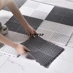 Tapis de sol en PVC pour la cuisine Carrelage en vinyle imperméable et résistant aux taches - Product Image 4