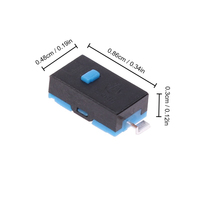 Micro-interrupteur Kailh SMD Blue Dot pour souris, compatible avec Anywhere MX M905 G903 G900 G603 G502 GPW, bouton latéral Miyoo Mini