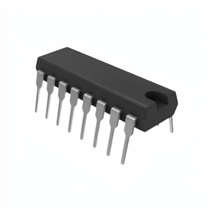 ชิ้นส่วนอิเล็กทรอนิกส์ของแท้จากจีน ลอจิก 74HC7403N,112 16 DIP (0.300", 7.62 มม.) IC FIFO ASYNC/SYNC 64X4 16DIP - Product Image 1