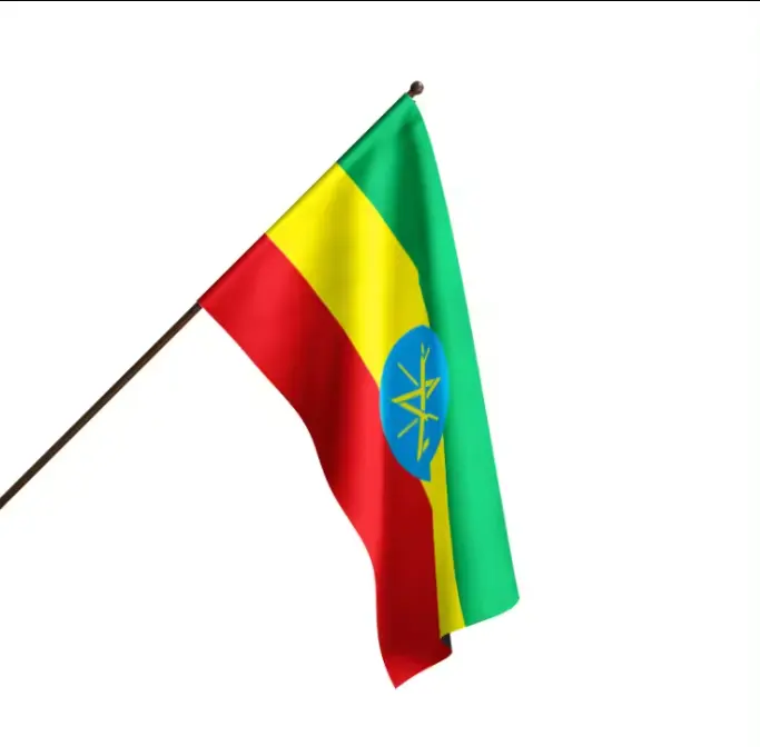 أعلام جميع البلدان من Wisezone لافتات إعلانية أعلام إثيوبيا مخصصة للبيع