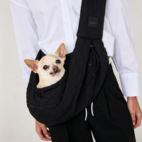 Sac de transport léger pour chien, respirant, souple, à bandoulière, pour chiot, sac de voyage portable pour animaux de compagnie, pour la marche en plein air, pour petits chiens et chats