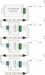 AP-A01 aipin <span class=keywords><strong>RGB</strong></span> <span class=keywords><strong>LED</strong></span> khuếch đại công suất cao 18A DC12/24V 216W/432W tốc độ cao <span class=keywords><strong>LED</strong></span> dải tín hiệu <span class=keywords><strong>Repeater</strong></span> kim loại <span class=keywords><strong>LED</strong></span> khuếch đại công suất - Product Image 4