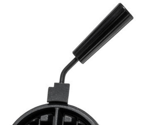 Machine à gaufres ronde à tête unique rotative commerciale en acier inoxydable avec revêtement antiadhésif pour café<span class=keywords><strong>s</strong></span> et restaurants occidentaux - Product Image 6
