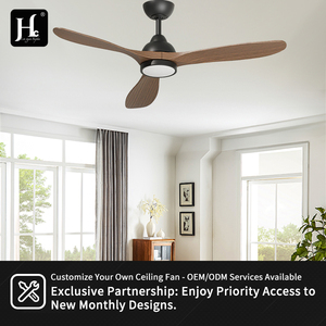 LED <b>ceiling</b> fan 52 inches 3 ABS wood color blade living room decoration <b>ceiling</b> fan with <b>remote</b> <b>control</b> - Product Image 5