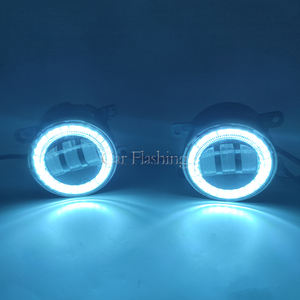 LED Luz de niebla de la Asamblea para <span class=keywords><strong>Renault</strong></span> <span class=keywords><strong>Trafic</strong></span> 3 III X82 2015-2020 para Mitsubishi Outlander XL 2007-2013 Ojos de Ángel DRL niebla lámpara - Product Image 6