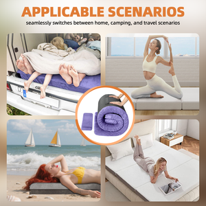 Tùy Chỉnh Vật Liệu 3 Inches 45D Travel Memory <span class=keywords><strong>Foam</strong></span> Ngủ Cắm Trại Sponge Bơm Nệm Cho Cắm Trại - Product Image 5