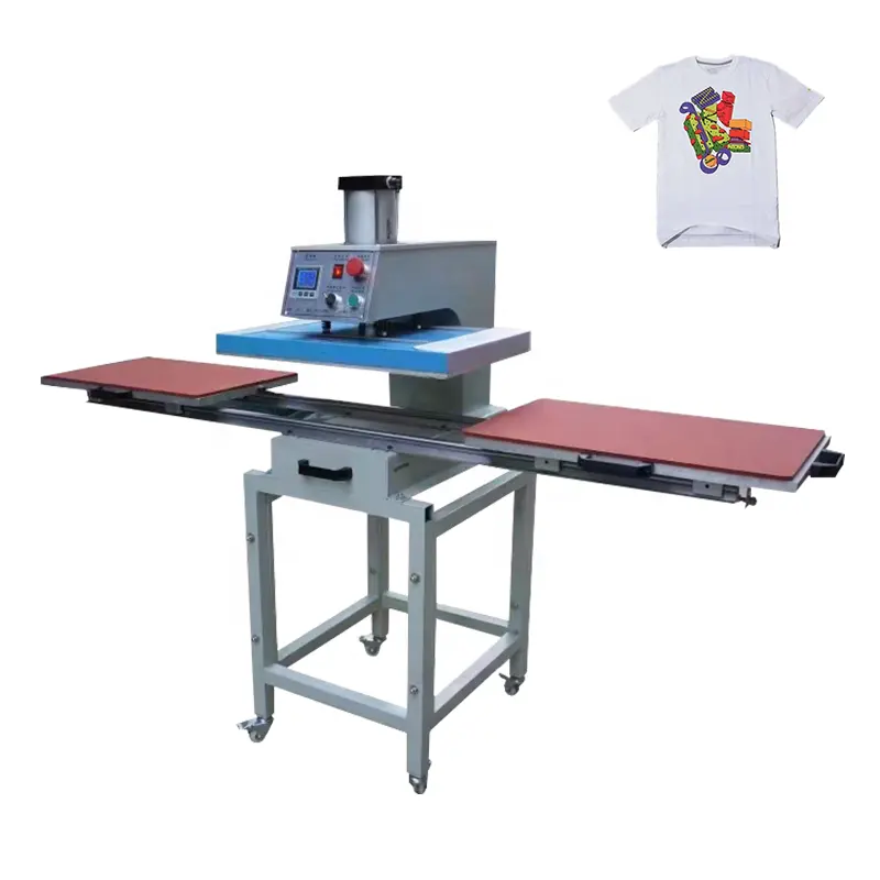 गर्मी टी शर्ट गर्म प्रेस मशीन टी शर्ट प्रिंटर के लिए लोगो प्रिंट कपड़े