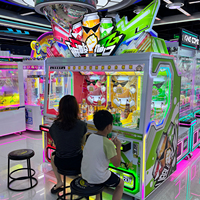 Machine de jeu d'arcade à monnayeur pour 3 joueurs, jeu de rédemption de prix Bubble Bump, avec distribution de boissons et de cadeaux, pour centre de jeux