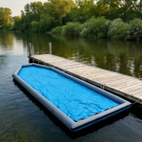 Dock flottant gonflable pour bateau, dock flottant gonflable robuste personnalisé pour bateau, yacht