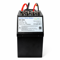 Baterai Lithium Isi Ulang 60V 24Ah 1440Wh NMC untuk Lokomotif Tambang Listrik, Perawatan Terowongan, dan Mobil Inspeksi