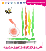 Bâtonnets de gelée serpent colorés, saveurs variées, bonbons gélifiés mous, nouveauté alimentaire pour enfants, vente en gros, directement de l'usine OEM