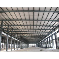 Kits de hangar en acier préfabriqués modernes, préfabriqués, modulaires, à ossature métallique, pour entrepôt, atelier