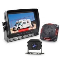 Système d'alerte de sécurité PWAS avec caméra de recul 1080P, écran tactile 7 pouces, 4 caméras BSD AI pour camion lourd