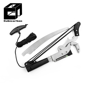 Perche télescopique légère 100 % fibre de carbone véritable avec <span class=keywords><strong>lame</strong></span> de taille, perche de taille réglable OEM <span class=keywords><strong>pour</strong></span> l'élagage des branches d'arbres - Product Image 6