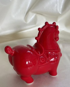 Ornamento Regalo Creativo di Alta Gamma per Capodanno, Decorazione per Ufficio e Soggiorno, Cavallo <span class=keywords><strong>Rosso</strong></span> in Resina Bozhiyi - Product Image 5