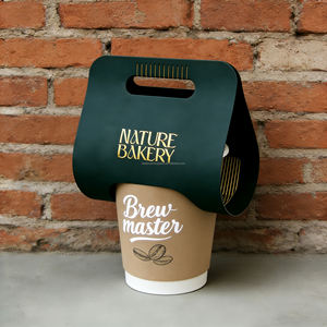 Afhaalbare draagbare koffiehouder voor 2-4 bekers met logo - Product Image 3