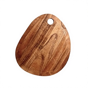 Planche à découper rectangulaire en bois d'acacia, design artisanal, réutilisable, compatible avec les aliments, gravure de logo personnalisée, passe au lave-vaisselle - Product Image 5