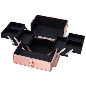 Maletín <span class=keywords><strong>de</strong></span> <span class=keywords><strong>maquillaje</strong></span> <span class=keywords><strong>de</strong></span> aluminio <span class=keywords><strong>profesional</strong></span> portátil <span class=keywords><strong>de</strong></span> moda para mujer, estuche rígido <span class=keywords><strong>de</strong></span> viaje, cierre <span class=keywords><strong>de</strong></span> cerrojo, patrón <span class=keywords><strong>de</strong></span> caramelo plegable - Product Image 3