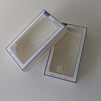 Boîte d'emballage personnalisée pour coque de téléphone portable, boîte en papier avec fenêtre transparente en PVC, boîte d'emballage en papier pour coque de téléphone portable