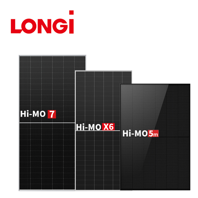 Longi HiMO7 590W 620W N Type Solar Panel Advanced Technology for Industrial Plant Upgrade to Achieve Maximum Daily Energy Output