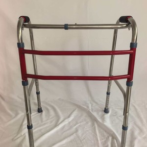 Walking Aid Stainless Steel Folding Walker Non Slip Outdoor Rehabilitation Support For Elderly Mobility Assistance - Product Image 1