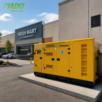 Générateur insonorisé 330 kVA à moteur diesel 1706A Silencieux 300 kVA 350 kVA 400 kVA 500 kVA avec Leroy-Somer, idéal pour les applications d'énergie industrielle
