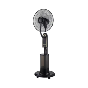 Ventilateur à brumisation d'eau de 18 pouces avec télécommande, alimentation CA, oscillant, pour usage extérieur, garages, hôtels, construction en plastique, qualité commerciale - Product Image 1