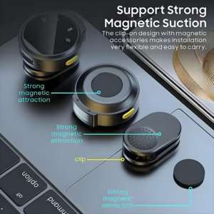 Micrófono Lavalier magnético inalámbrico profesional para teléfono, reducción de ruido, caja de carga de grabación, mezcladores de tarjetas de sonido de Audio - Product Image 5