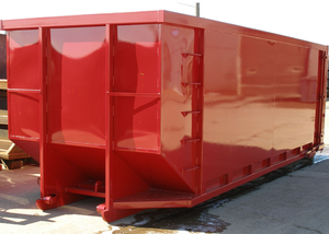 20 Quintal Roll Off Dumpster Roll Off Dump Construção Gestão de Resíduos Roll Off Bin - Product Image 2