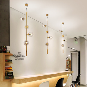 Postmodern Nordic Creative Unique Magic Bean Strip <b>Light</b> Trendy Minimalist Restaurant Chandelier for <b>Dining</b> Room Table Bar 3000K - Product Image 5