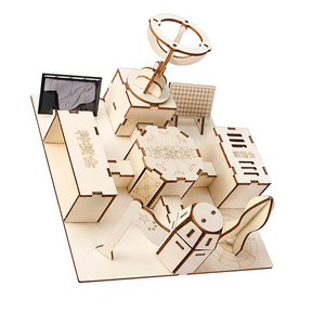 ชุดประกอบวิทยาศาสตร์ฐานดาวอังคาร OKYN-Y2677 DIY แบบจำลองตัวต่อไม้ - Product Image 5