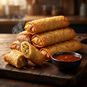 Rollitos Primavera Grandes, Crujientes, Dulces y Sabrosos, Congelados, <span class=keywords><strong>Jumbo</strong></span>, para Restaurantes, Servicios de Catering y Venta al por Mayor - Product Image 1