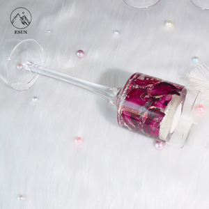 Velas Aromáticas Personalizadas Hechas a Mano, Vela Aromática en Copa <span class=keywords><strong>de</strong></span> Vino, Recuerdo <span class=keywords><strong>de</strong></span> Boda o Año Nuevo - Product Image 5