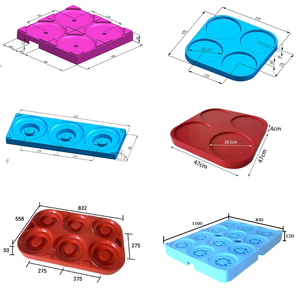 Pallet per Stoccaggio Bottiglie d'Acqua da 5 Galloni, Fornitura di Fabbrica a Prezzo Conveniente, Pallet in Plastica per Bottiglie d'Acqua, Super Pallet - Product Image 2